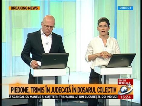 Piedone, trimis &icirc;n judecată &icirc;n dosarul Colectiv