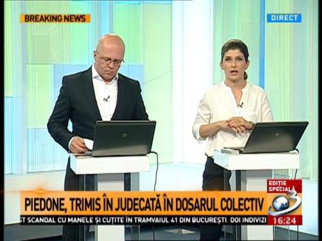 Piedone, trimis în judecată în dosarul Colectiv