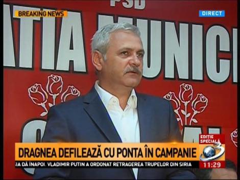 Dragnea defilează cu Ponta &icirc;n campanie