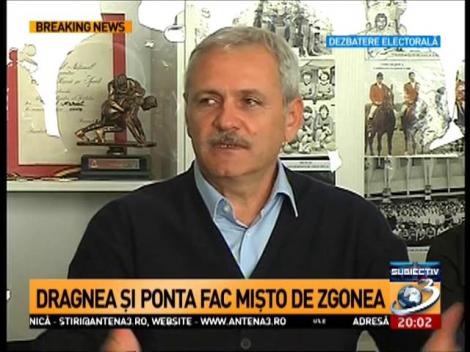 Subiectiv: Dragnea și Ponta fac mișto de Zgonea