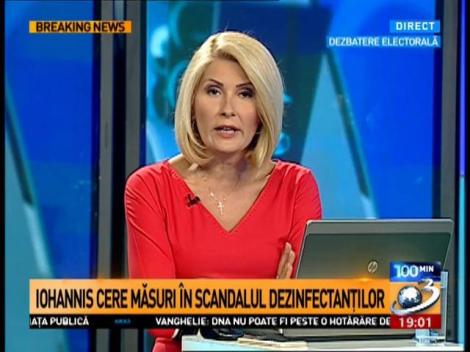 Iohannis cere măsuri în scandalul dezinfectanților