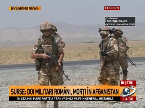 Surse: Doi militari rom&acirc;ni au murit &icirc;n Afganistan