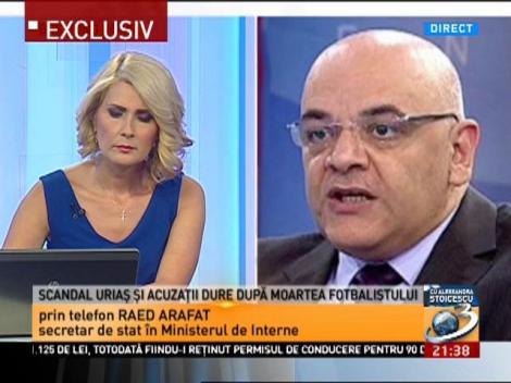 Raed Arafat, despre cazul Ekeng: ”Dacă pacientul este în stop cardio-respirator, resuscitarea se începe PE LOC”