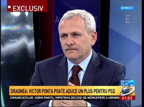 Liviu Dragnea, la Sinteza zilei: Zgonea acționează la comenzi