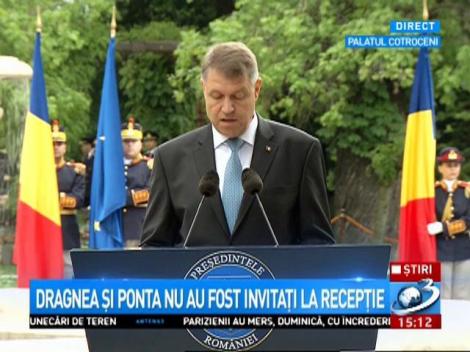 Discursul lui Klaus Iohannis la recepția de la Cotroceni