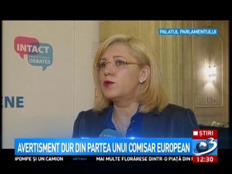 Avertisment dur din partea unui comisar european