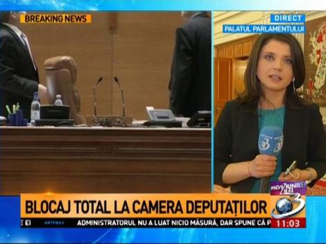 Blocaj total la Camera Deputaților