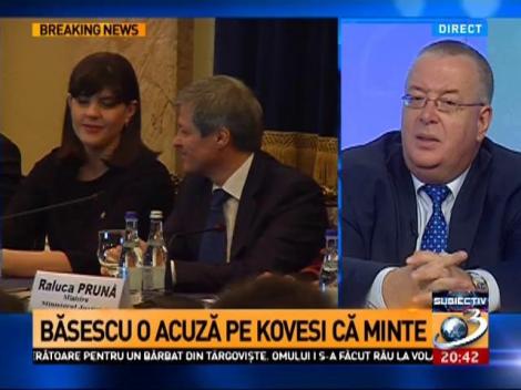 Chirieac: Doamna Pivniceru chiar ştie lege şi domnul Ponta i-a făcut v&acirc;nt din funcţie
