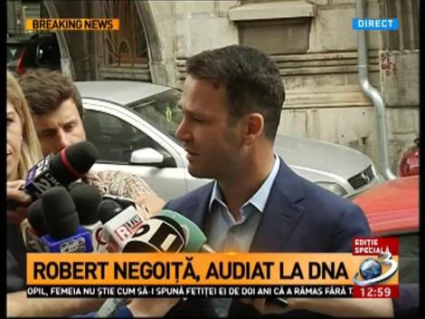 Robert Negoiță, audiat la DNA