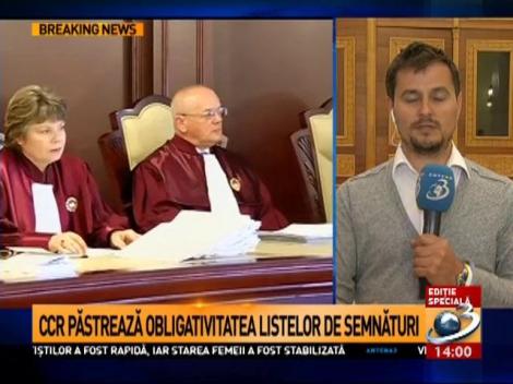 CCR bate &icirc;n cuie alegerile &icirc;ntr-un singur tur