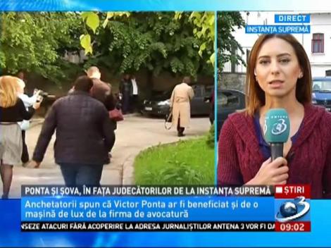 Ponta și Șova, &icirc;n fața judecătorilor de la Instanța Supremă