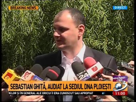 Sebastian Ghiță, la DNA Ploiești