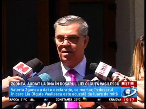 Zgonea, audiat la DNA &icirc;n dosarul Liei Olguța Vasilescu