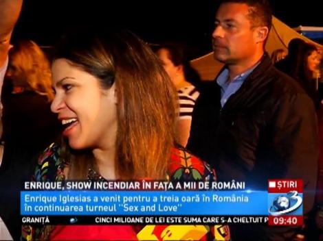 Enrique, show incendiar &icirc;n fața a mii de rom&acirc;ni