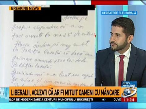 Candidatul PNL la sectorul 1, reclamat la Parchet. Nazare, acuzat că ar fi mituit oamenii cu mâncare