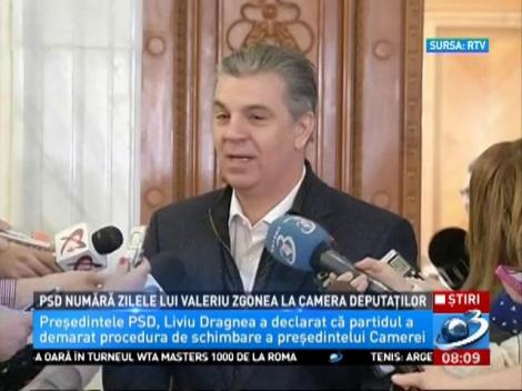 PSD numără zilele lui Zgonea la Camera Deputaților