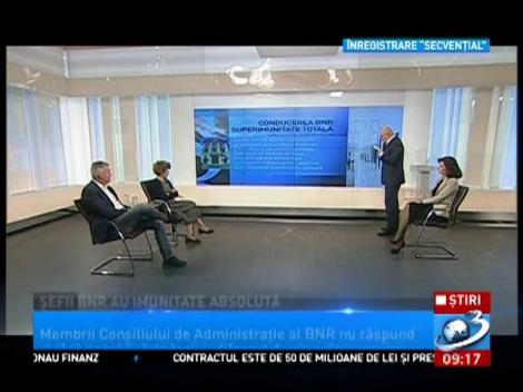 Șefii BNR nu răspund în fața nimănui