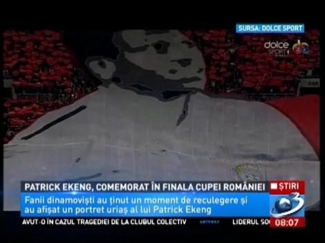 Momente emoționante: Patrick Ekeng, comemorat în finala Cupei României