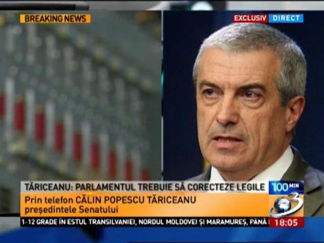 Tăriceanu: SRI și DNA au depășit cadrul legal. Parlamentul să nu răm&acirc;nă simplu spectator