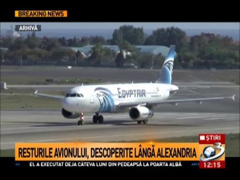 Au fost găsite bucăți din avionul prăbușit &icirc;n Marea Mediterană