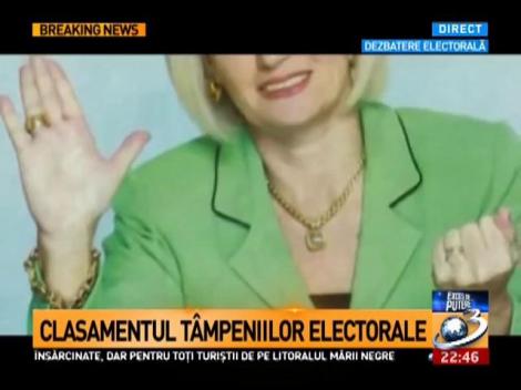 Clasamentul t&acirc;mpeniilor electorale II