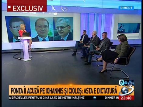 Ponta &icirc;i acuză pe Iohannis şi Cioloş: Asta e dictatură