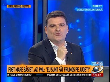 Fost mare băsist, azi PNL: "Eu sunt Făt-Frumos pe judeţ!"