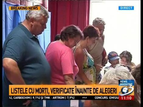 MAI verifică listele înainte de alegeri. Peste 1.500 de persoane decedate figurau pe liste