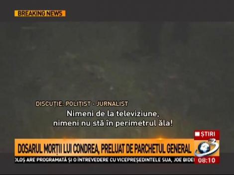 Misterele morții patronului Hexi Pharma se adâncesc! Mașina lui Dan Condrea a fost ridicată în timp record de polițiști. Jurnaliștii, împiedicați să se apropie de locul tragediei