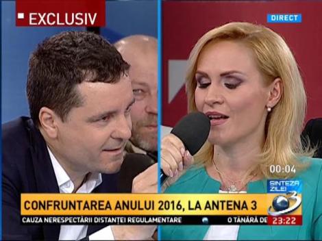 Întrebări între candidații la Capitală. Gabriela Firea, luată prin surprindere de Nicușor Dan