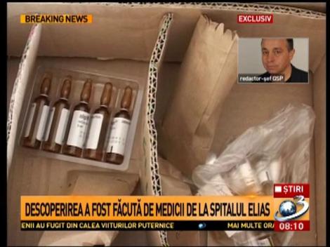 Descoperirea șocantă făcută de un medic de la Spitalul Elias. Două milioane de bacterii pe mililitru de dezinfectant