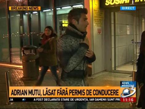 Adrian Mutu, lăsat fără permis de conducere