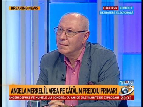 Angela Merkel &icirc;l vrea pe Cătălin Predoiu primar