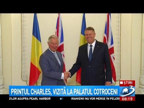 Prințul Charles, vizită la Palatul Cotroceni