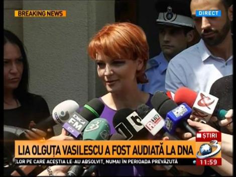 Ce a declarat Olguța Vasilescu după audierea de la DNA: Acest dosar mi se pare aberant