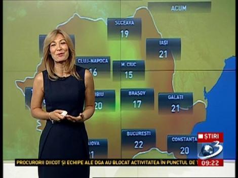 Cum va fi vremea &icirc;n următoarele ore