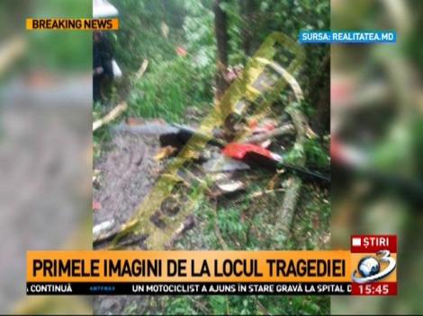 Primele imagini de la locul &icirc;n care s-a prăbușit elicopterul SMURD