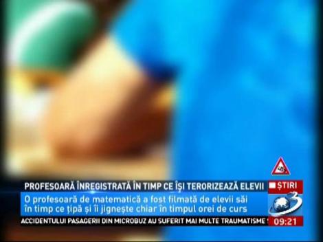 Scene greu de imaginat, într-un liceu din România! O profesoară a fost înregistrată în timp ce își teroriza elevii