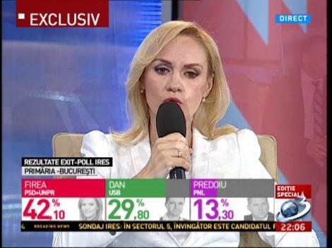 Gabriela Firea: Sunt recunoscătoare bucureștenilor care au spart un mit
