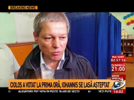 Dacian Cioloş: Am votat, mi-am făcut datoria de cetăţean