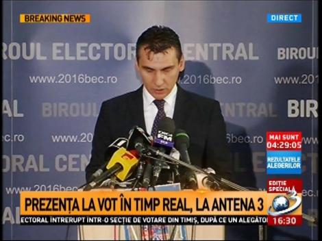 BEC prezenţă la vot la ALEGERILE LOCALE 2016: Peste șase milioane de români au votat până la ora 16.30