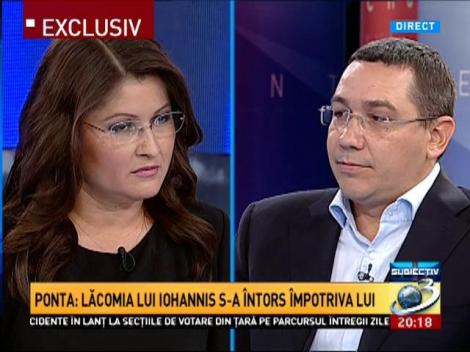 Ponta: Iohannis a folosit moartea acelor oameni să obțină demisia mea