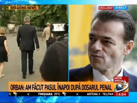 Ludovic Orban, prima reacție după înfrângerea PNL