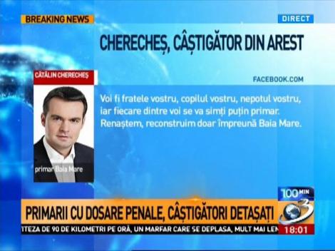 100 de minute: Mesajul transmis din pușcărie de primarul care a câștigat un nou mandat la Baia Mare