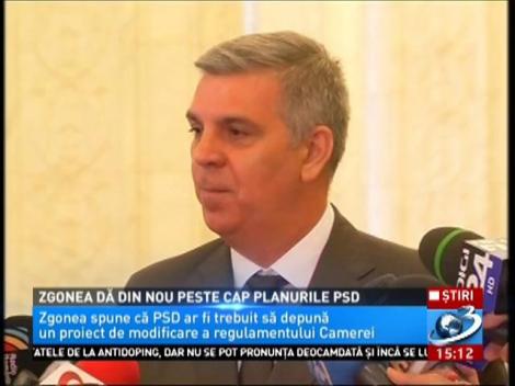 Zgonea dă din nou peste cap planurile PSD-iştilor