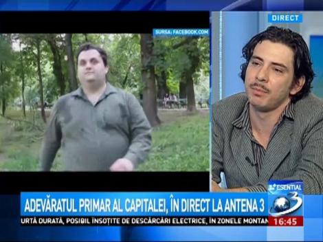 Adevăratul primar al Capitalei, în direct la Antena 3