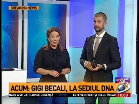 Gigi Becali, la sediul DNA