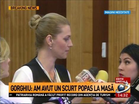 Alina Gorghiu a declarat că nu a fost la Cotroceni