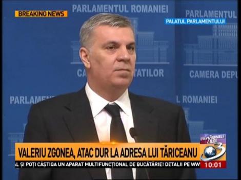 Zgonea: Tăriceanu are o atitudine arogantă