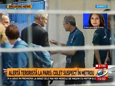 Alertă teroristă la Paris: colet suspect &icirc;n metrou